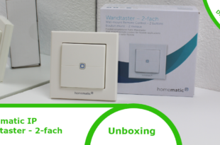 Homematic IP Wandtaster 2-fach Unboxing