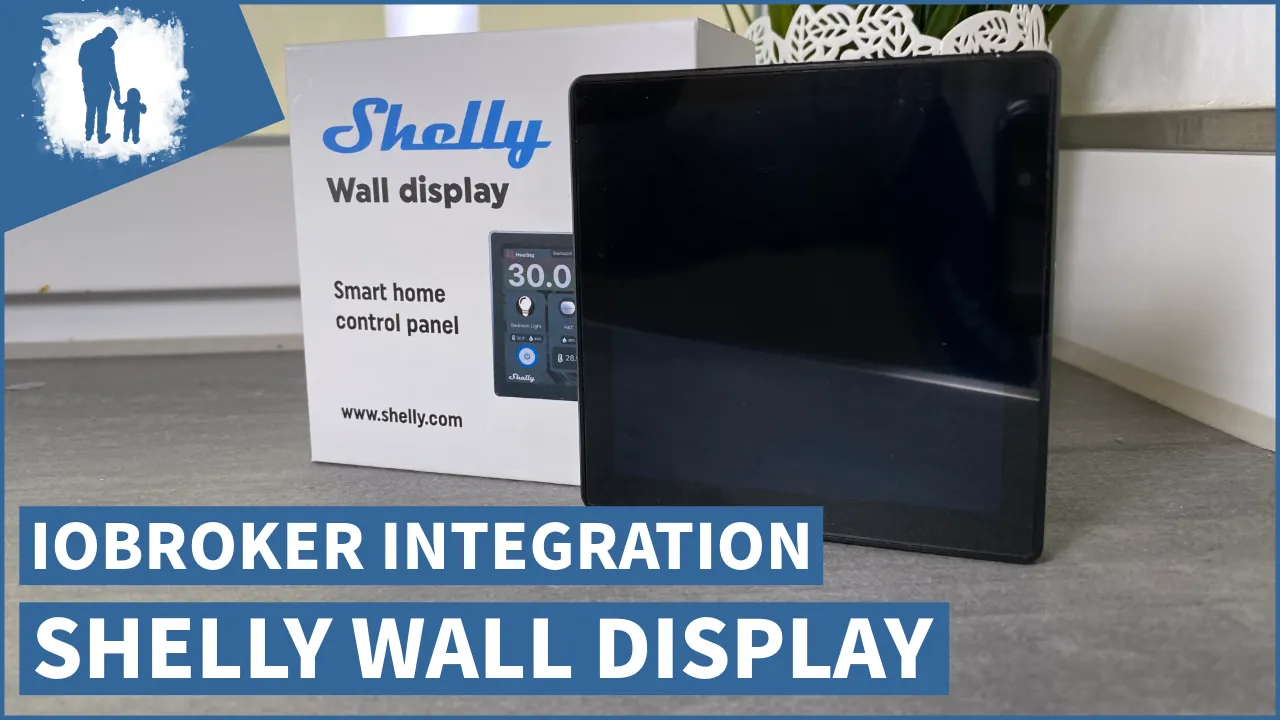 Shelly Wall Display – ioBroker integration – DigitalDad