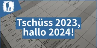 Tschüss 2023, hallo 2024!