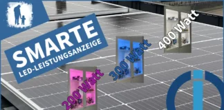 Smarter LED-Trick: Solarleistung einfach mit Farben anzeigen!