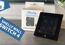 Shelly Wall Switch 4: Der perfekte Taster für deine Shelly Geräte