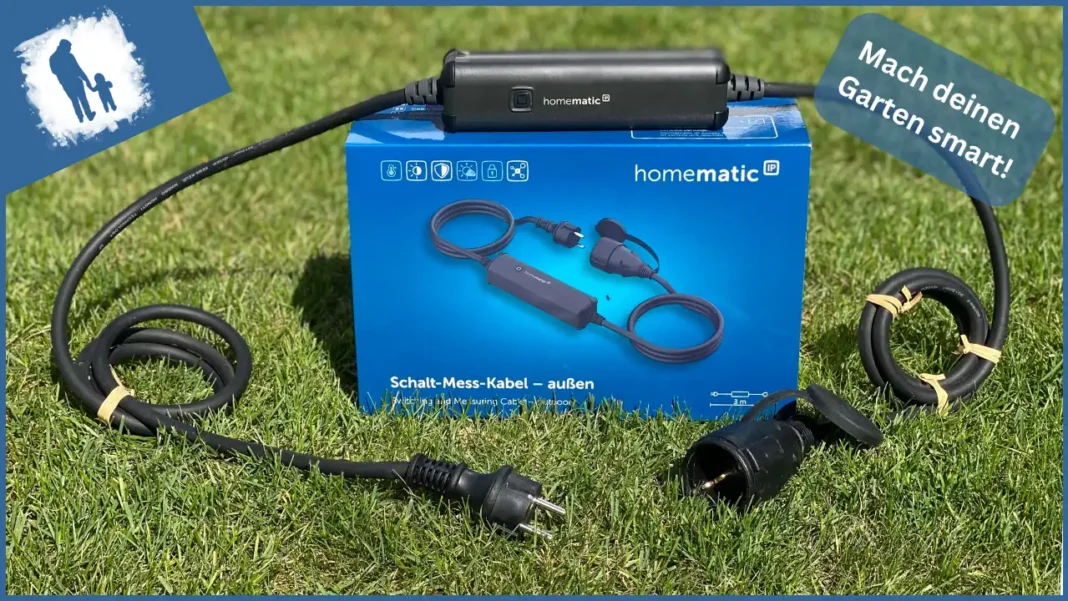 BlogHMIP Schalt Mess Kabel Homematic IP Logo auf dem Schalt-Mess-Kabel